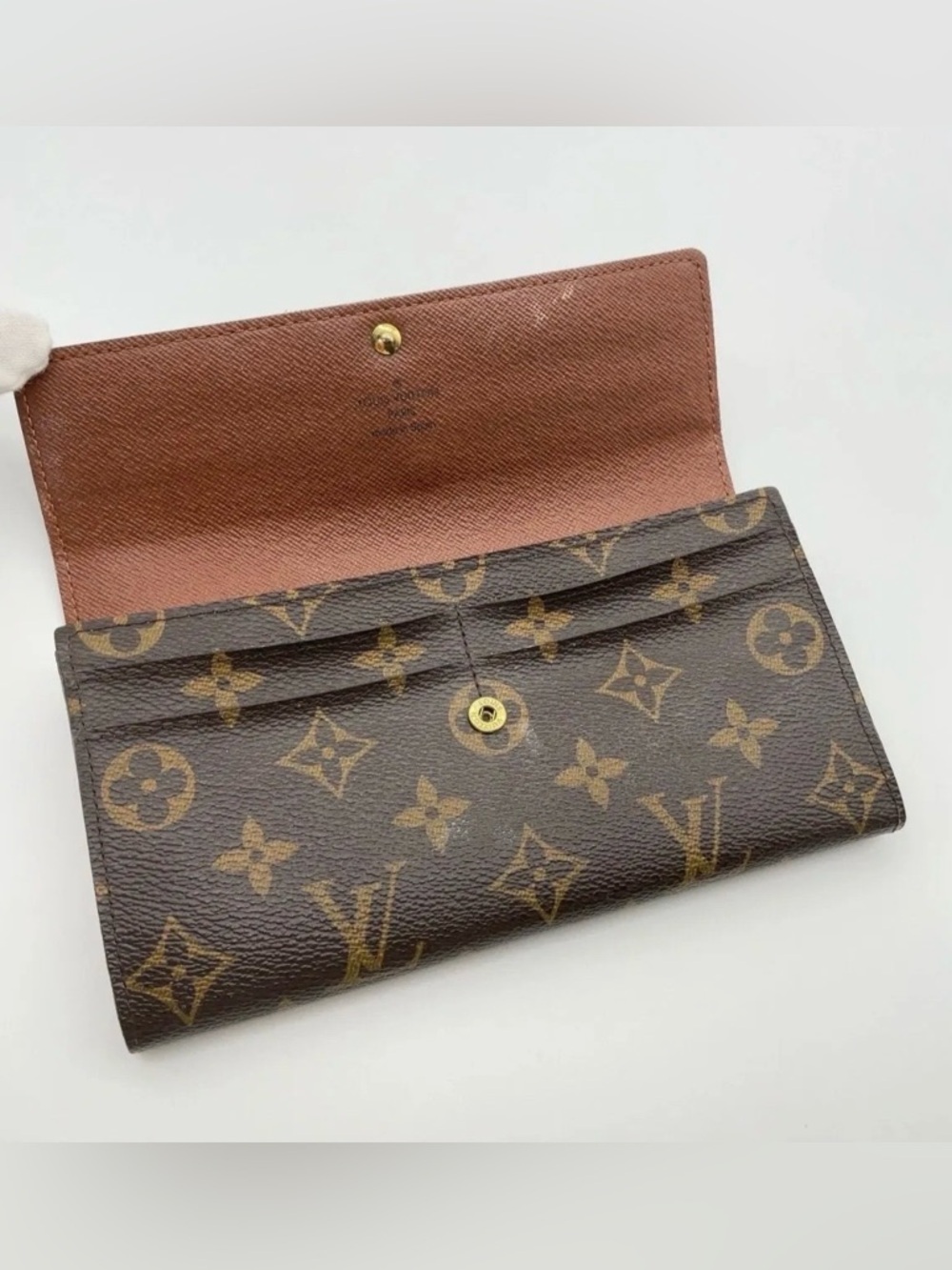Auth Louis Vuitton Monogram
Portefeuille Sarah Long Wallet - Picture 7 of 12